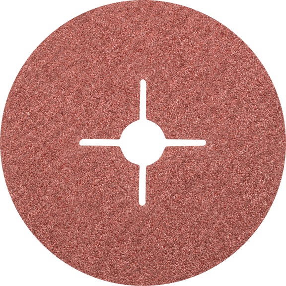 PFERD corundum fiber disc diameter 150mm A36 for universal applications - Abrasive tool made of abrasive on a base