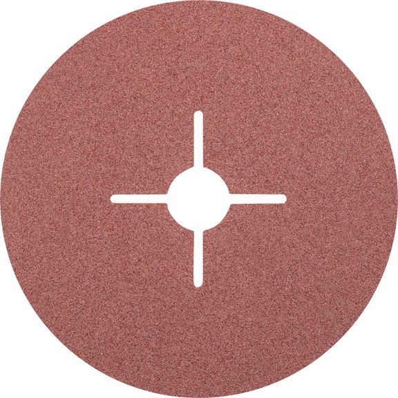 PFERD corundum fiber disc diameter 150mm A60 for universal applications - Abrasive tool made of abrasive on a base