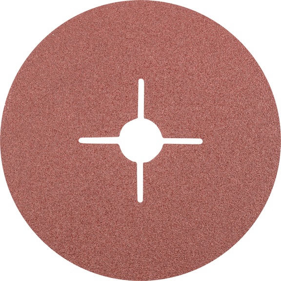 PFERD corundum fiber disc diameter 150mm A80 for universal applications - Abrasive tool made of abrasive on a base