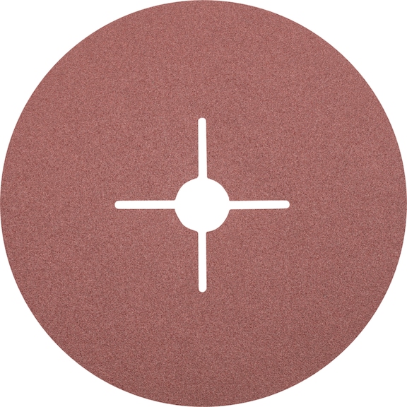 PFERD Korund Fiberscheibe Durchmesser 180mm A100 für universelle Anwendungen - Schleifwerkzeug aus Schleifmittel auf Unterlage