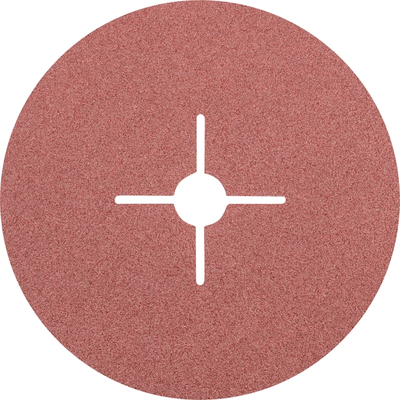 PFERD Korund Fiberscheibe Durchmesser 180mm A60 für universelle Anwendungen - Schleifwerkzeug aus Schleifmittel auf Unterlage