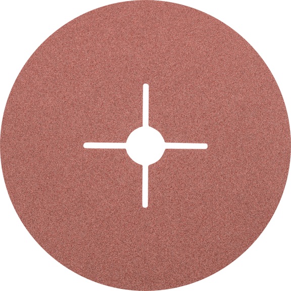 PFERD corundum fiber disc diameter 180mm A80 for universal applications - Abrasive tool made of abrasive on a base