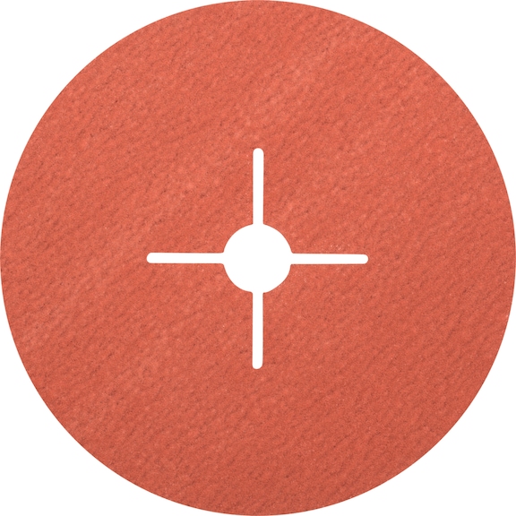 PFERD Korund Fiberscheibe Durchmesser 180mm A-COOL100 für kühlen Schliff - Schleifwerkzeug aus Schleifmittel auf Unterlage