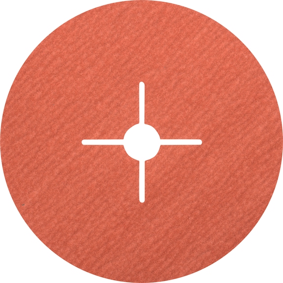 PFERD corundum fiber disc diameter 180mm A-COOL120 for cool grinding - Abrasive tool made of abrasive on a base
