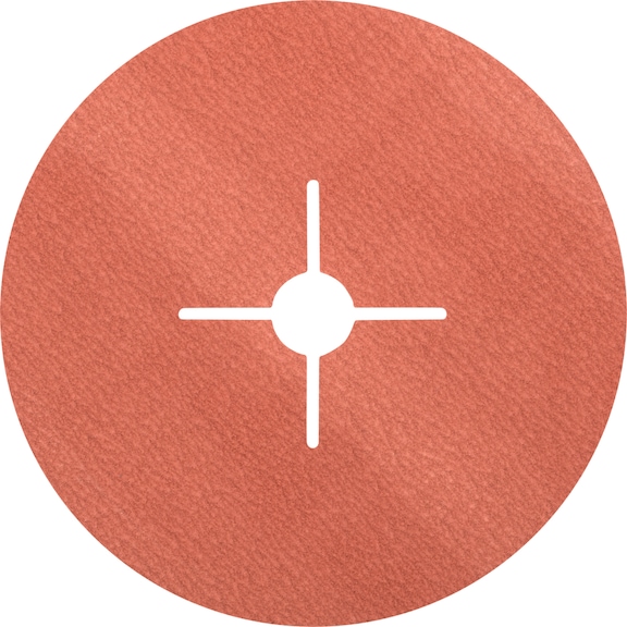 PFERD corundum fiber disc diameter 180mm A-COOL150 for cool grinding - Abrasive tool made of abrasive on a base