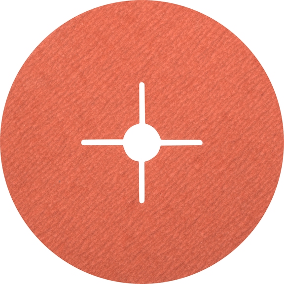 PFERD Korund Fiberscheibe Durchmesser 180mm A-COOL180 für kühlen Schliff - Schleifwerkzeug aus Schleifmittel auf Unterlage