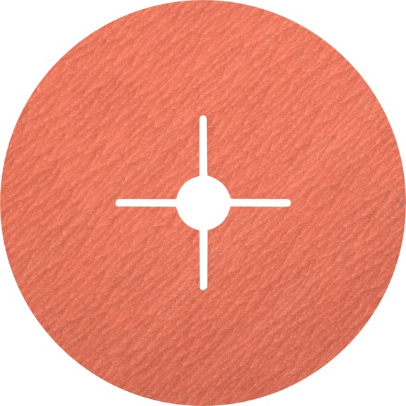 PFERD corundum fiber disc diameter 180mm A-COOL220 for cool grinding - Abrasive tool made of abrasive on a base