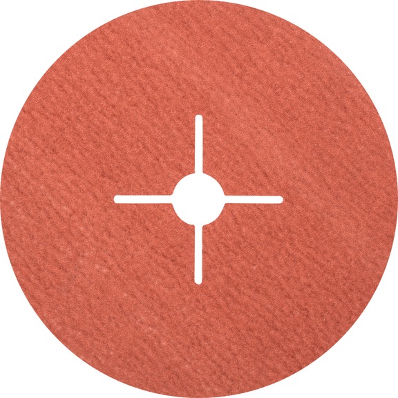 PFERD Korund Fiberscheibe Durchmesser 180mm A-COOL50 für kühlen Schliff - Schleifwerkzeug aus Schleifmittel auf Unterlage