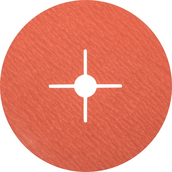 PFERD corundum fiber disc diameter 180mm A-COOL60 for cool grinding - Abrasive tool made of abrasive on a base