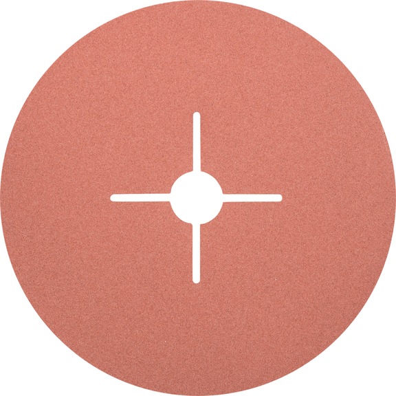 PFERD ceramic grain fiber disc diameter 180mm CO120 for maximum steel removal - Abrasive tool made of abrasive on a base