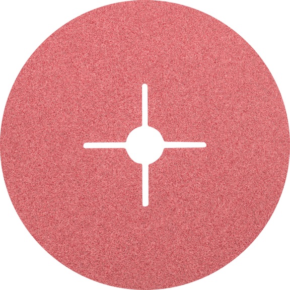 PFERD ceramic grain fiber disc diameter 180mm CO60 for maximum steel removal - Abrasive tool made of abrasive on a base