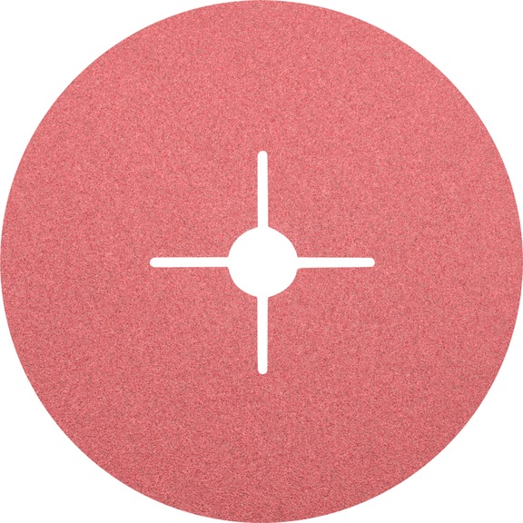 PFERD ceramic grain fiber disc diameter 180mm CO80 for maximum steel removal - Abrasive tool made of abrasive on a base