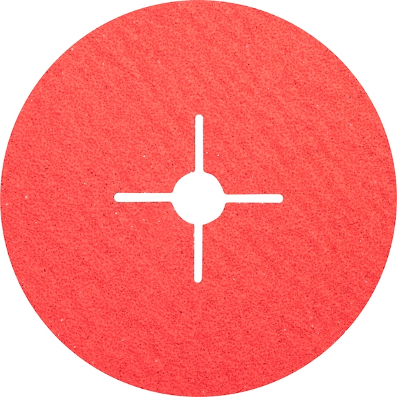 PFERD ceramic grain fiber disc diameter 180mm CO-COOL24 for cool grinding - Abrasive tool made of abrasive on a base