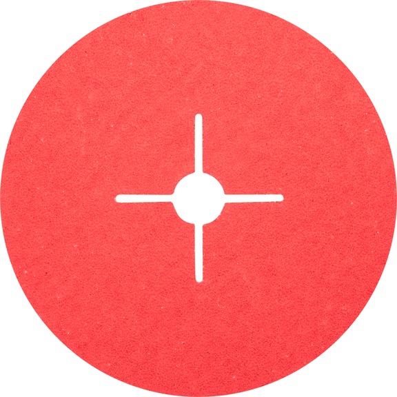 PFERD ceramic grain fiber disc diameter 180mm CO-COOL36 for cool grinding - Abrasive tool made of abrasive on a base