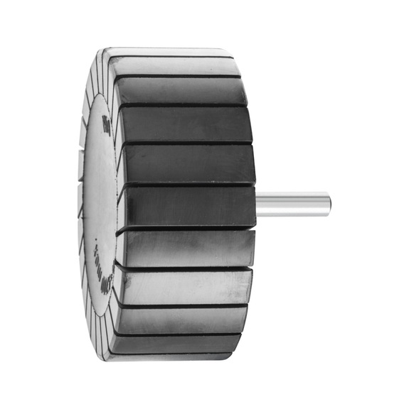 PFERD Schleifhülsenträger GK zylindrisch Durchmesser 100x40mm Schaft 8 mm - Gummiträger für Schleifhülsen