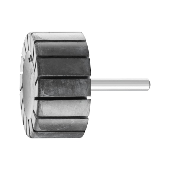 PFERD Schleifhülsenträger GK zylindrisch Durchmesser 51x25 mm Schaft 6 mm - Gummiträger für Schleifhülsen