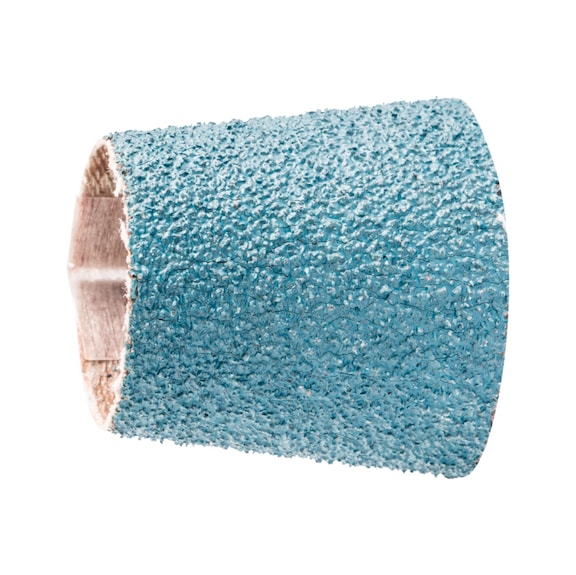 PFERD Zirkon Schleifhülse GSB Konisch Durchmesser 22-29x30mm Z50 hoher Abtrag - Schleifhülse für Geradschleifer