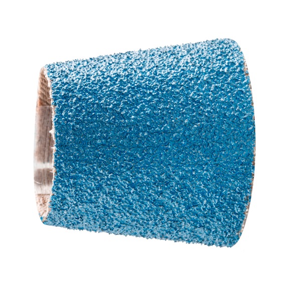 PFERD Zirkon Schleifhülse GSB Konisch Durchmesser 22-29x30mm Z60 hoher Abtrag - Schleifhülse für Geradschleifer