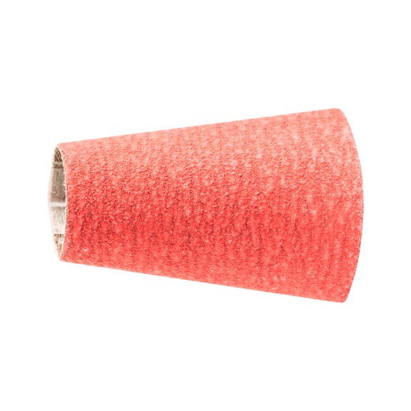 PFERD ceramic grit abrasive sleeve GSB conical diameter 22-36x60mm CO-COOL120 - Grinding sleeve for straight grinders