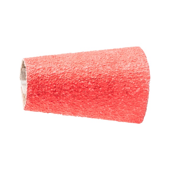PFERD ceramic grit abrasive sleeve GSB conical diameter 22-36x60mm CO-COOL60 - Grinding sleeve for straight grinders