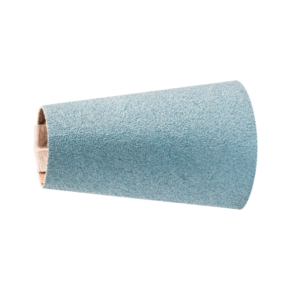 PFERD zirconium abrasive sleeve GSB conical diameter 22-36x60mm Z120 high stock removal - Grinding sleeve for straight grinders