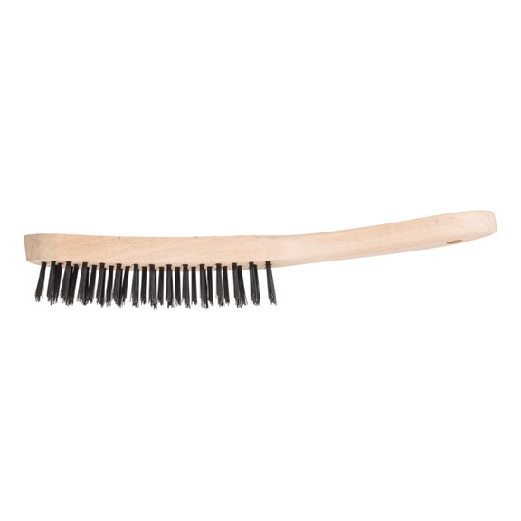 PFERD hand brush HBU 3-row steel wire diameter 0.35 mm universal - Wire hand brush