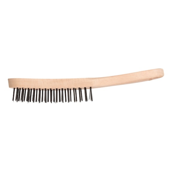 PFERD hand brush HBU 3-row steel wire diameter 0.35 mm universal 10 - Wire hand brush