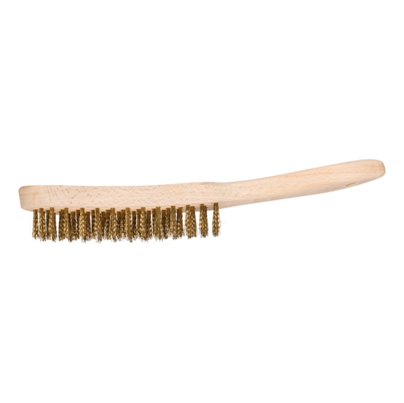 PFERD hand brush HBU 4-row brass wire diameter 0.30 universal - Wire hand brush