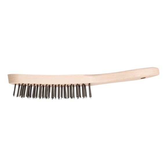 PFERD hand brush HBU 5-row steel wire diameter 0.35 mm universal 10 - Wire hand brush