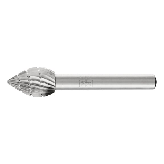 PFERD HSS burr special shape diameter 12x18 mm shank 6 mm Z3 chip breaker - Rotor milling cutter