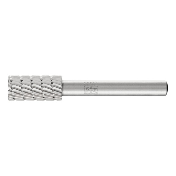 PFERD HSS burr cylindrical shape face A-ST diameter 10x20mm shank 6mm Z3 - Rotor milling cutter