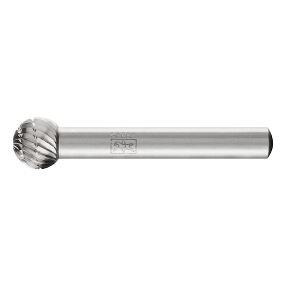 PFERD HSS burr ball point F diameter 10x09 mm shank 6 mm Z3 chip breaker - Rotor milling cutter