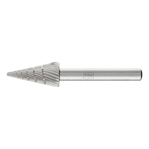 PFERD HSS burr pointed cone shape G diameter 12x25 mm shank 6 mm Z 3 fine - Rotor milling cutter