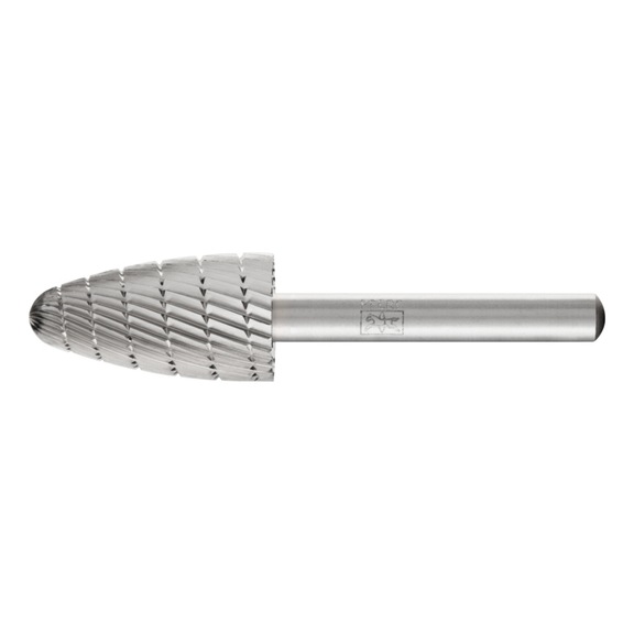 PFERD HSS burr tree shape H diameter 16x30mm shank 6 mm Z 3 chip breaker - Rotor milling cutter