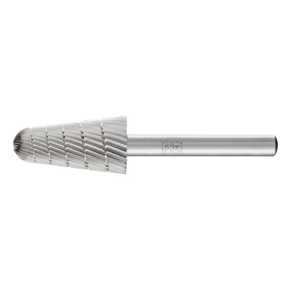 PFERD HSS Burr Round taper shape L Diameter 16x30mm Shank 6 mm Z 3 fine - Rotor milling cutter