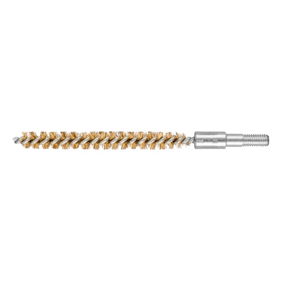 PFERD inner brush unknotted IBU diameter 8x80mm M6 brass wire 0.15mm - Pipe brush