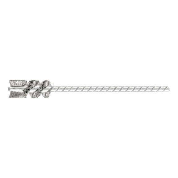 PFERD inner brush IBU diameter 10x25 mm shaft 3.2 mm stainless steel wire 0.12 mm - Pipe brush