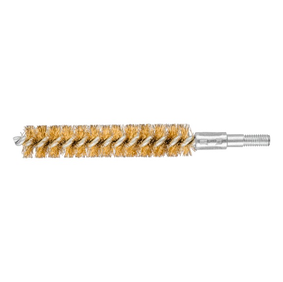 PFERD internal brush IBU diameter 15x80mm M6 brass wire diameter 0.20 - Pipe brush