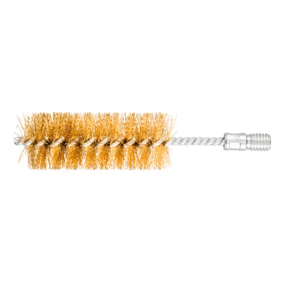 PFERD internal brush IBU diameter 38x100mm thread 1/2 inch BSW brass wire - Pipe brush
