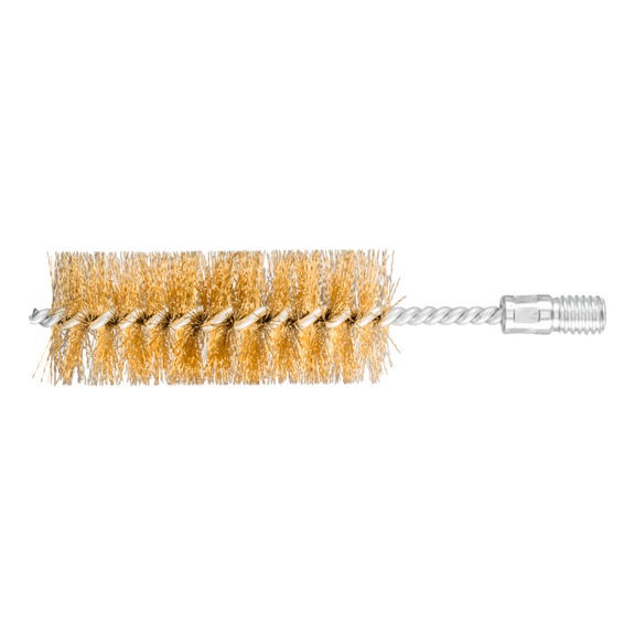 PFERD internal brush IBU diameter 40x100mm thread 1/2 inch BSW brass wire - Pipe brush