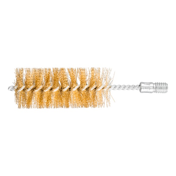PFERD internal brush IBU diameter 44x100mm thread 1/2 inch BSW brass wire - Pipe brush