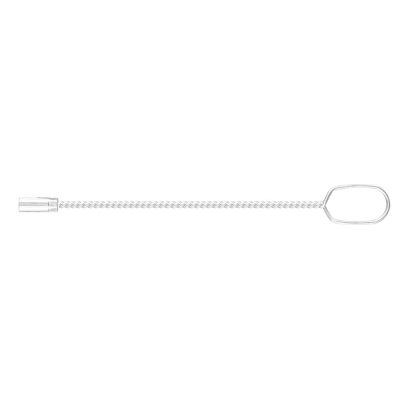 PFERD Drahtstiel mit Öse IBUS für Innenbürsten mit Gewinde 3/8 Zoll 300mm lang - Rohrbürste