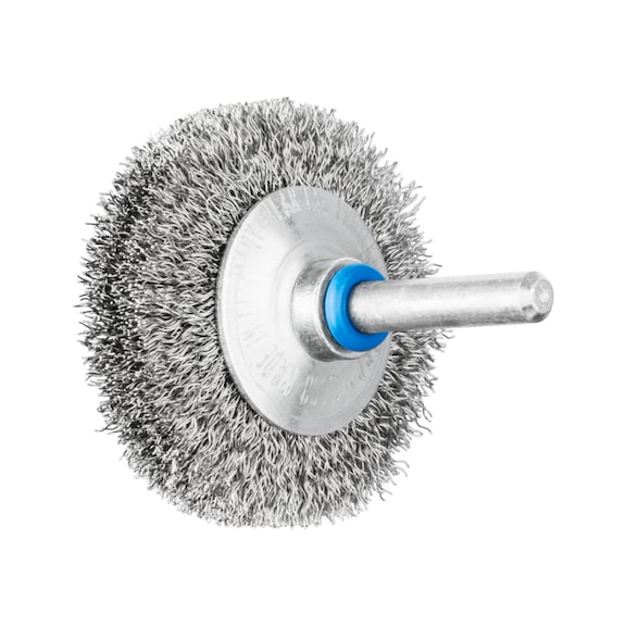 PFERD tapered brush unknotted KBU 50x10 mm shaft 6 mm stainless steel wire 0.20 - Cone brush