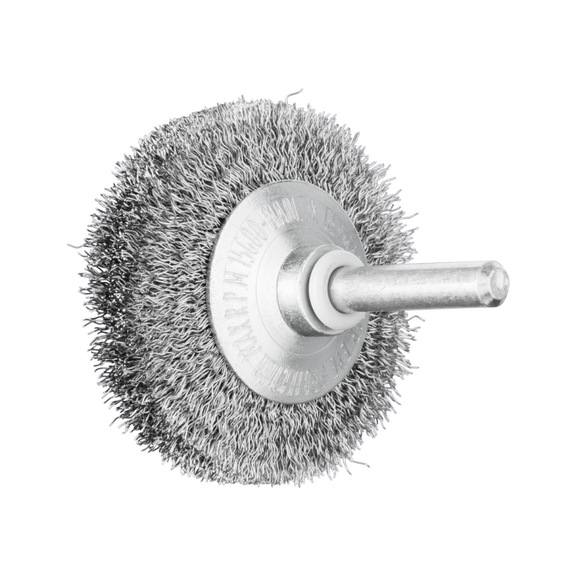 PFERD tapered brush unknotted KBU diameter 50x10mm shaft 6 mm steel wire 0.20 - Cone brush