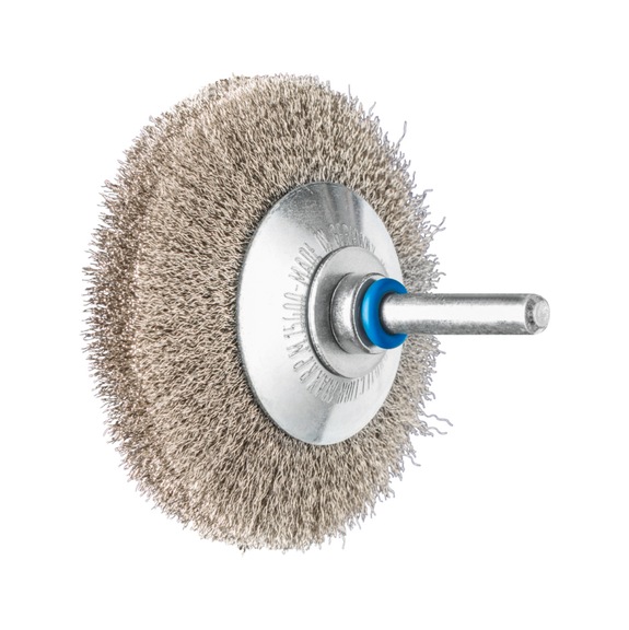 PFERD Kegelbürste ungezopft KBU 70x10 mm Schaft 6 mm Edelstahl-Draht 0,15 - Kegelbürste