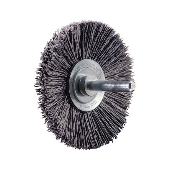 PFERD tapered brush unknotted KBU 70x10mm shaft 6mm SiC filament 0.55mm - Cone brush