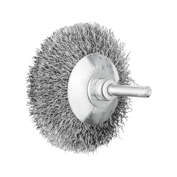 PFERD tapered brush unknotted KBU diameter 70x10mm shaft 6 mm steel wire 0.30 - Cone brush