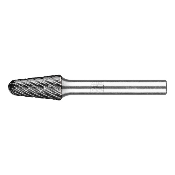 PFERD carbide burr ALLROUND round bend KEL diameter 10x20mm shank 6mm - Rotor milling cutter
