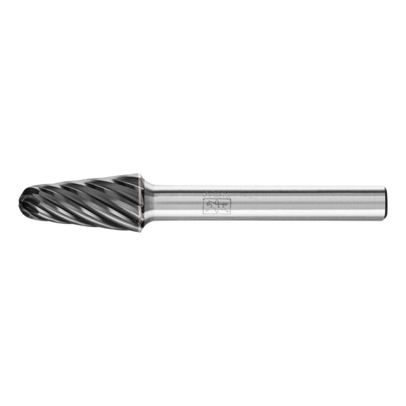 PFERD Hartmetall Frässtift INOX Rundbogen KEL Durchmesser 10x20mm Schaft 6mm - Rotorfräser