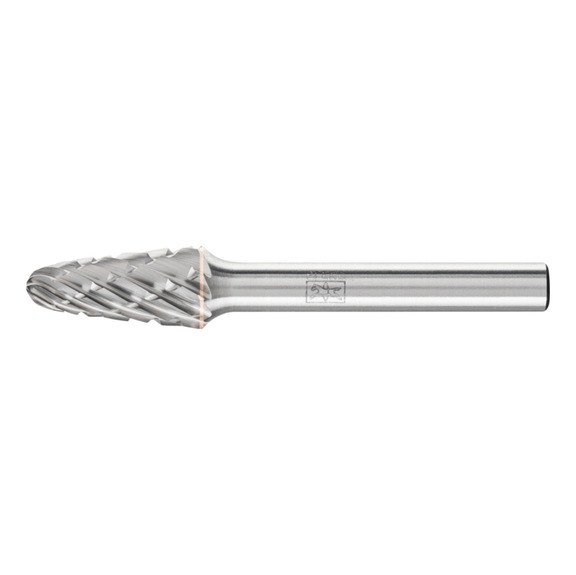 PFERD carbide burr NON-FERROUS round taper KEL diameter 10x20mm, 6mm - Rotor milling cutter